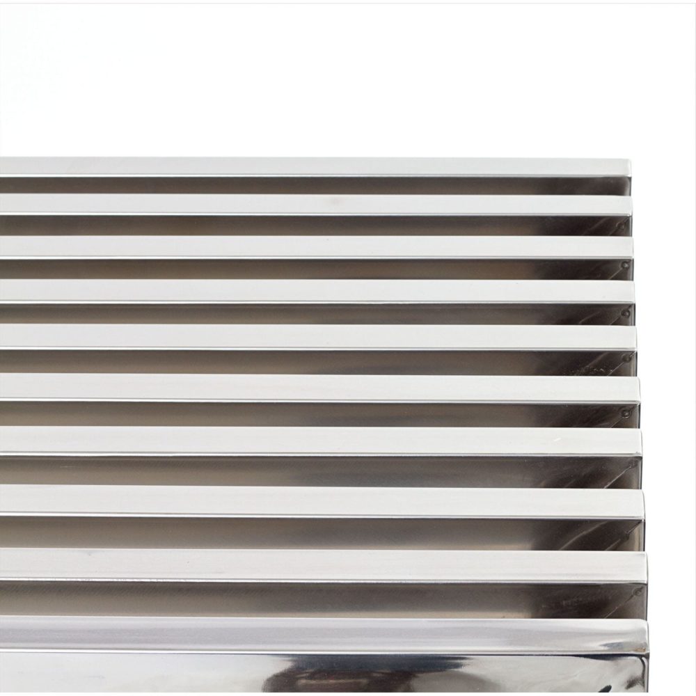 Gridiron Console Table in Silver by Modway - Image 3