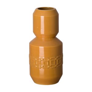 Butterscotch Glaze 18-In Axton Ceramic Gourd Vase by Emissary