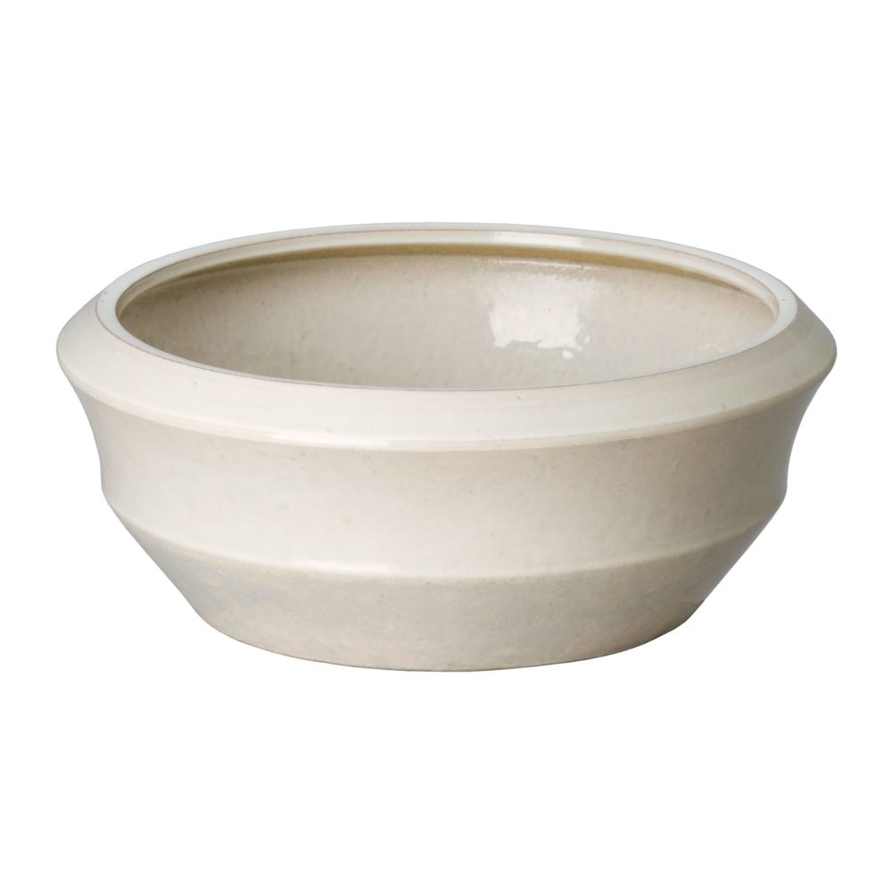 Ceramic Bowl with Moon White Glaze by Emissary