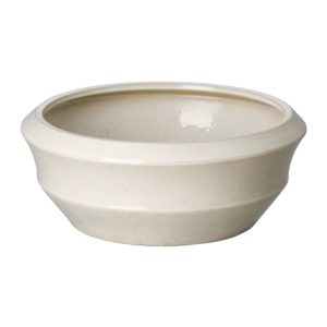Ceramic Bowl with Moon White Glaze by Emissary