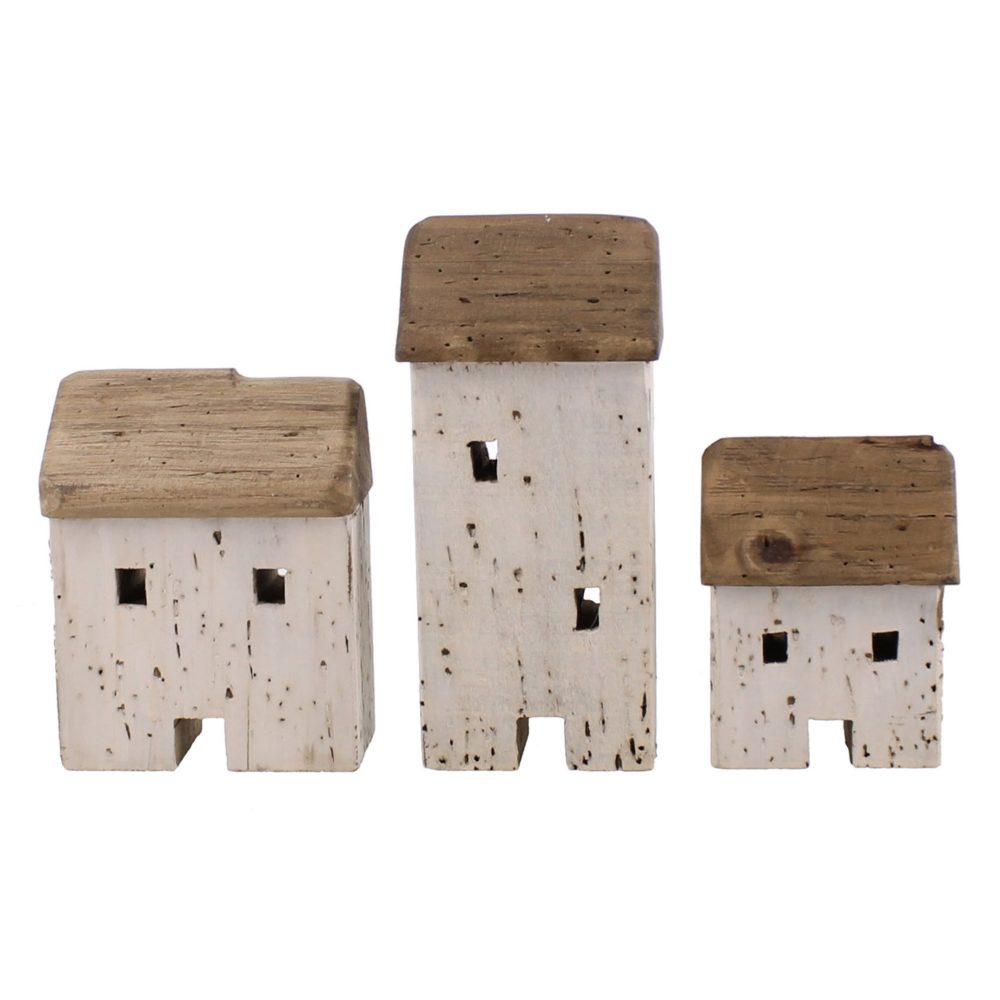 Kelso Wood Cottages Set of 3 by HomArt - Image 3