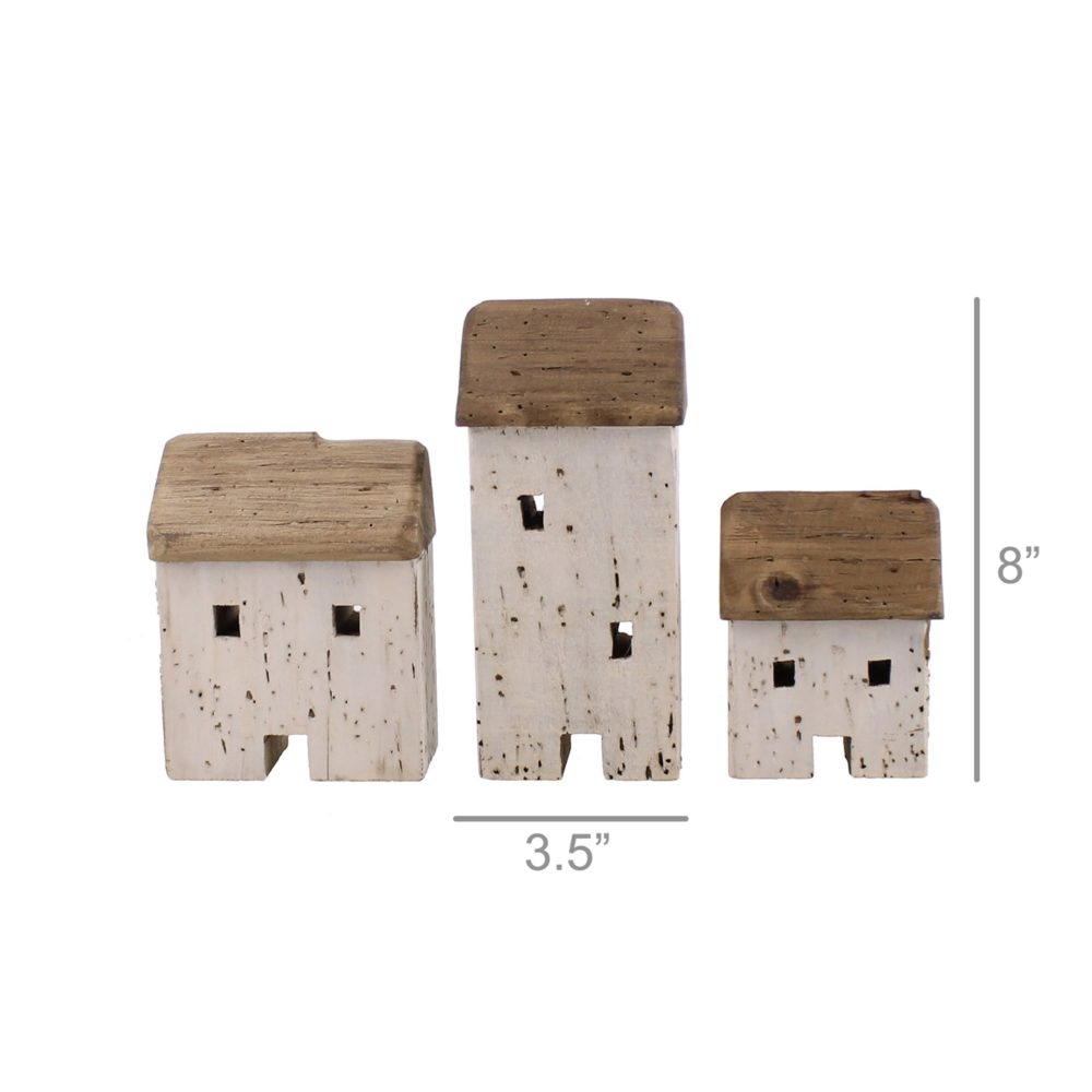 Kelso Wood Cottages Set of 3 by HomArt - Image 2