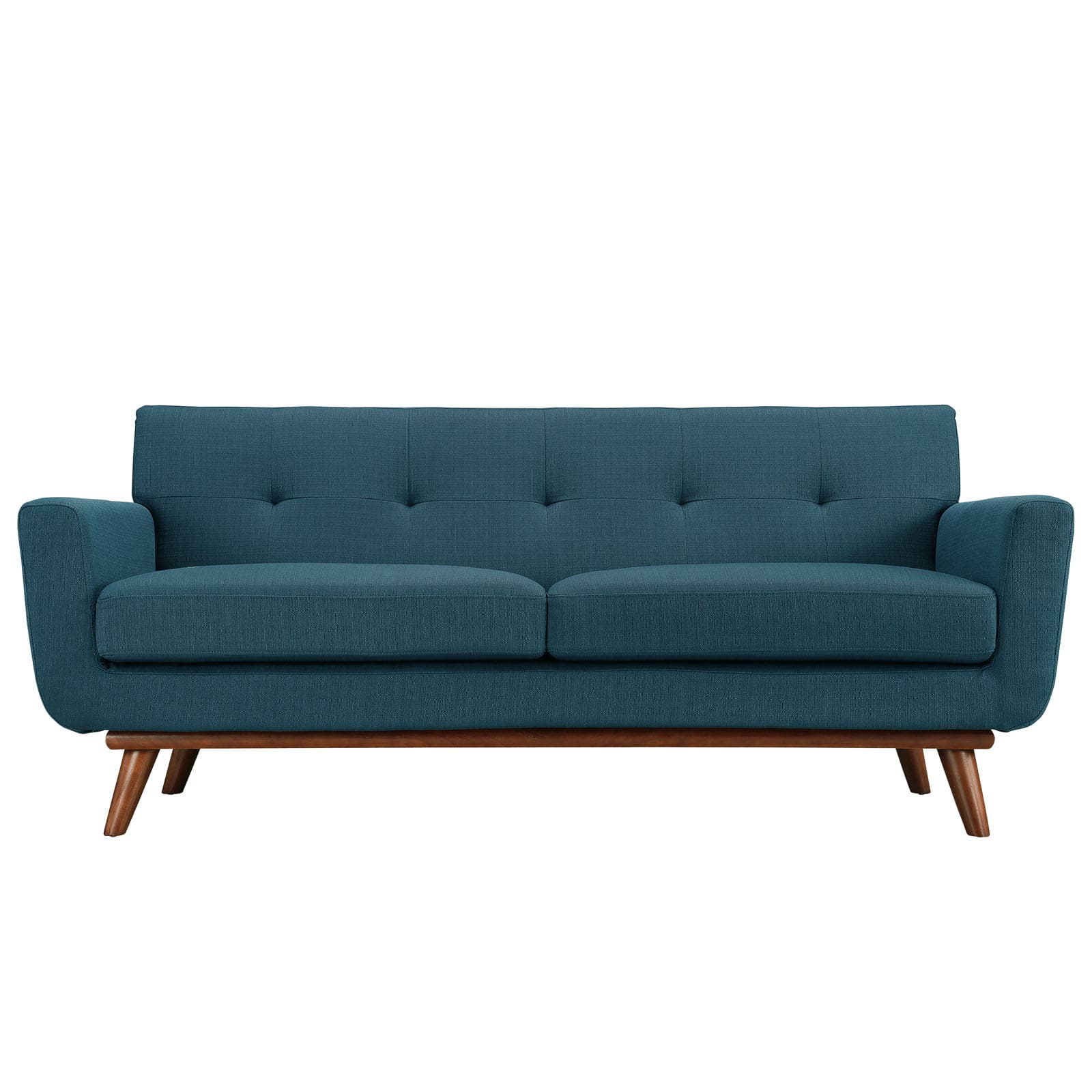 Engage Upholstered Fabric Loveseat in Azure by Modway - Image 3