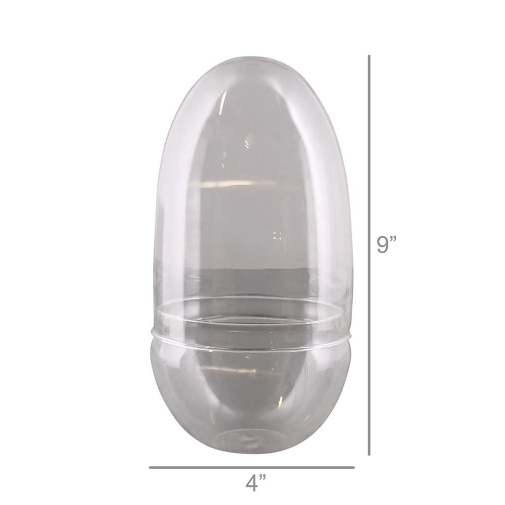 Large Sole Glass Oval Terrarium by HomArt - Image 4