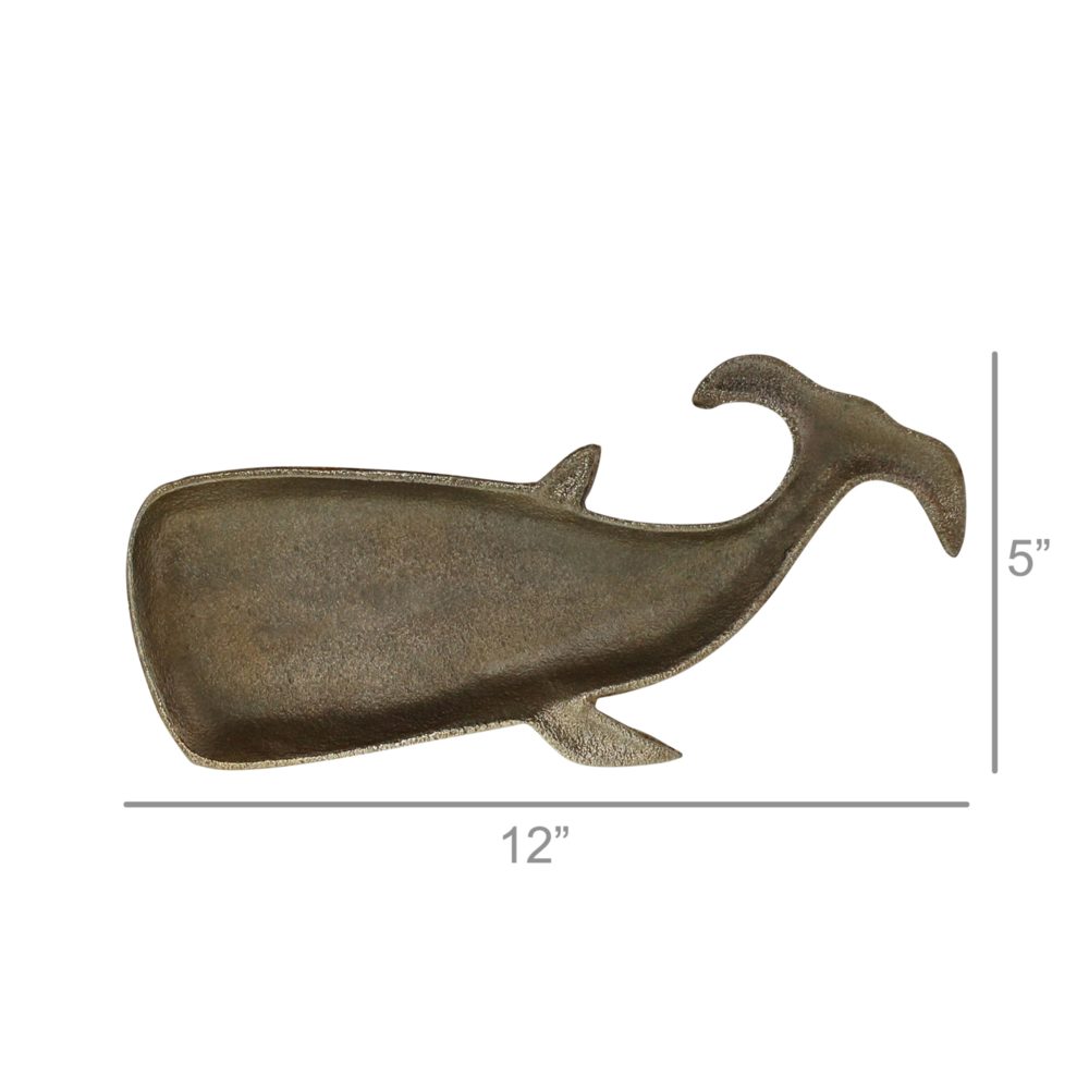 Brass Whale Tray by HomArt - Image 3