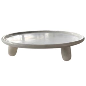 Marble Cake Stand with Marble Legs by BIDKhome