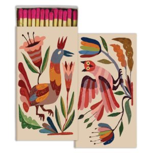 Mexican Birds Matches Set of 6 Boxes by HomArt