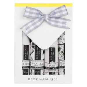 4-Piece Lip Balm Collection in Gift Box by Beekman 1802