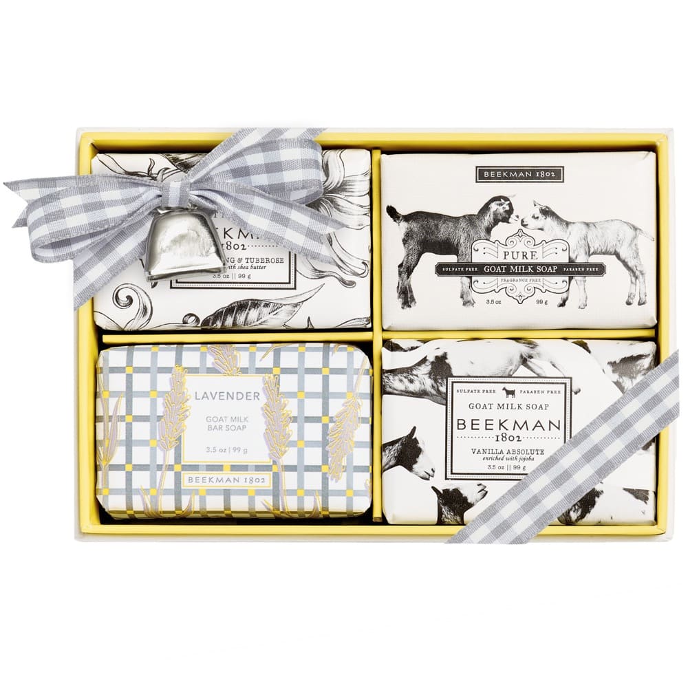 Beekman 1802 : Home on The Road 4 Piece Travel Size Bar Soap Set