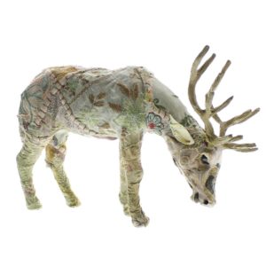 Small Bavarian Forest Stag Grazing by HomArt