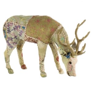 Large Bavarian Forest Stag Grazing by HomArt