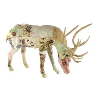 Extra Large Bavarian Forest Stag Grazing by HomArt