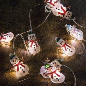 Snowman Lights by Primitives by Kathy
