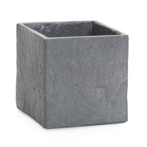 Large Square Slate Pot by BIDKhome