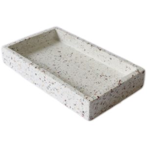Medium Terrazzo Rectangular Tray by BIDKhome