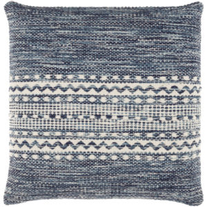 Navy and Cream Ethan Pillow by Livabliss