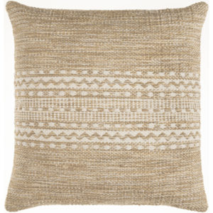 Khaki and Wheat Ethan Pillow by Livabliss