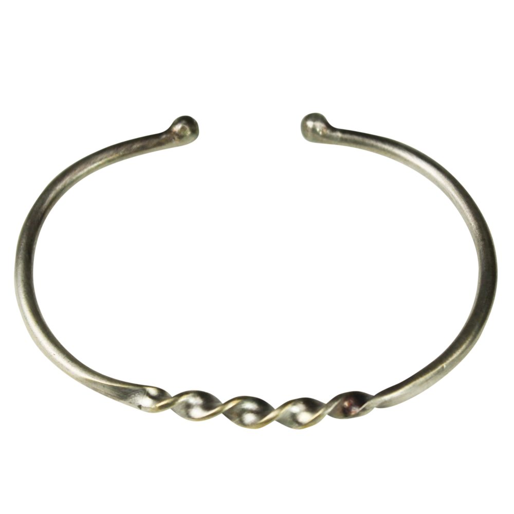 Single Twist Silver Bracelet by Ora Ten