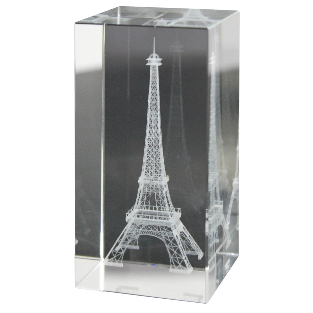 Glass Eiffel Tower Hologram by HomArt