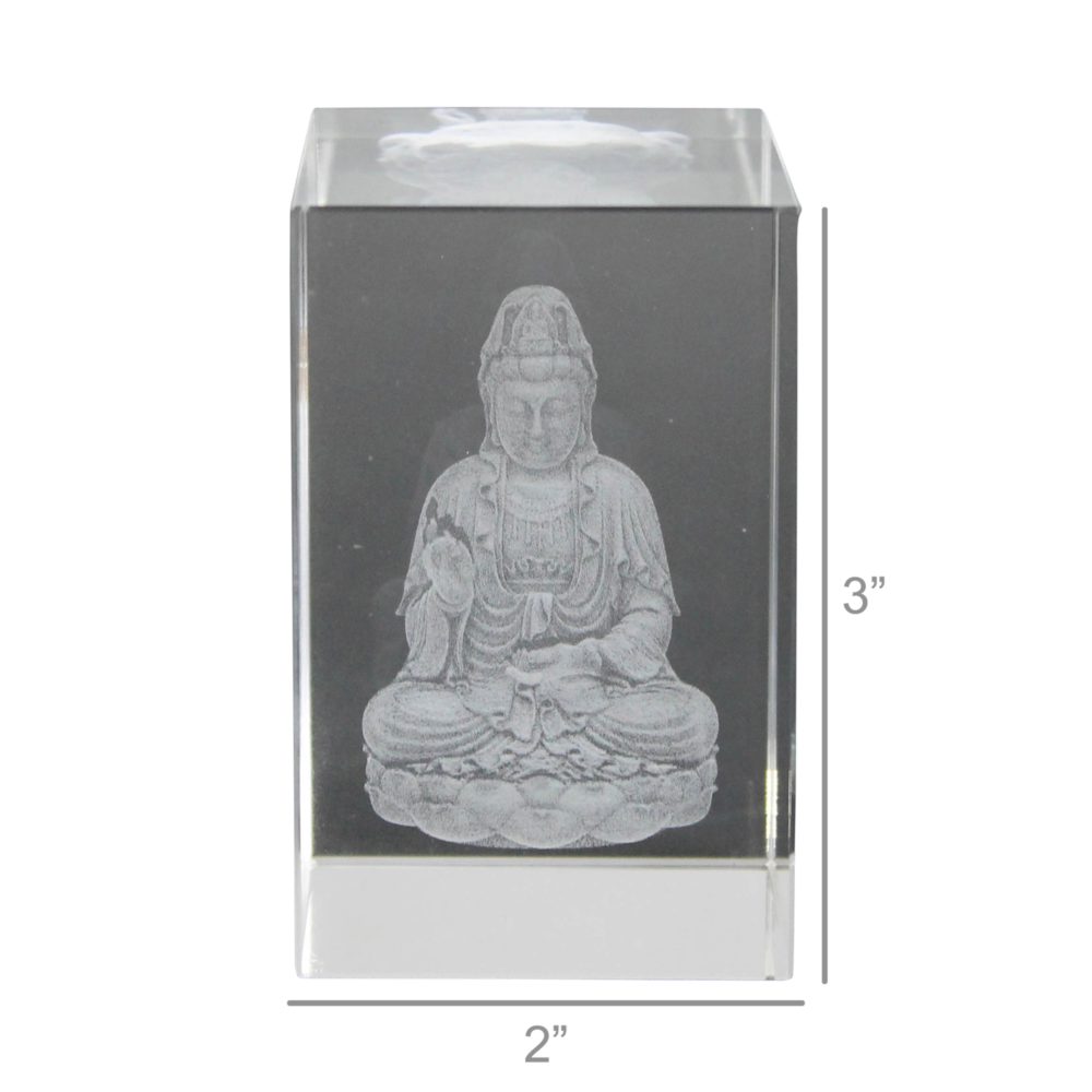 Glass Quan Yin Hologram by HomArt - Image 2