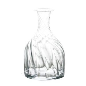 Lizzie Classic Optic Design Glass Carafe by Abigails