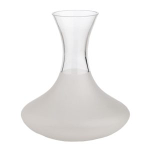 Frosted and Clear Carafe by Abigails