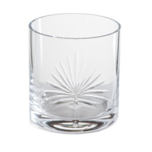 Palmetto Double Old-Fashioned Glass Set of 4 by Abigails