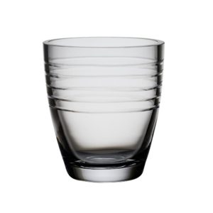 Vase / Hurricane with Horizontal Stripes by Abigails