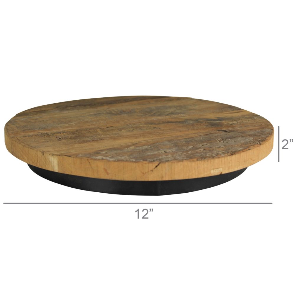 Small Newton Reclaimed Wood Riser by HomArt - Image 4