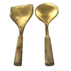 Horn and Gold Server Set by Abigails