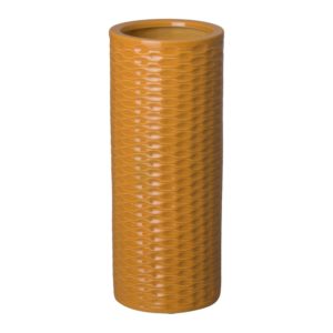 Round Saffron Umbrella Stand by Emissary