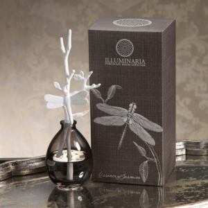 Illuminaria Essence of Jasmine Porcelain Branch Diffuser by Zodax