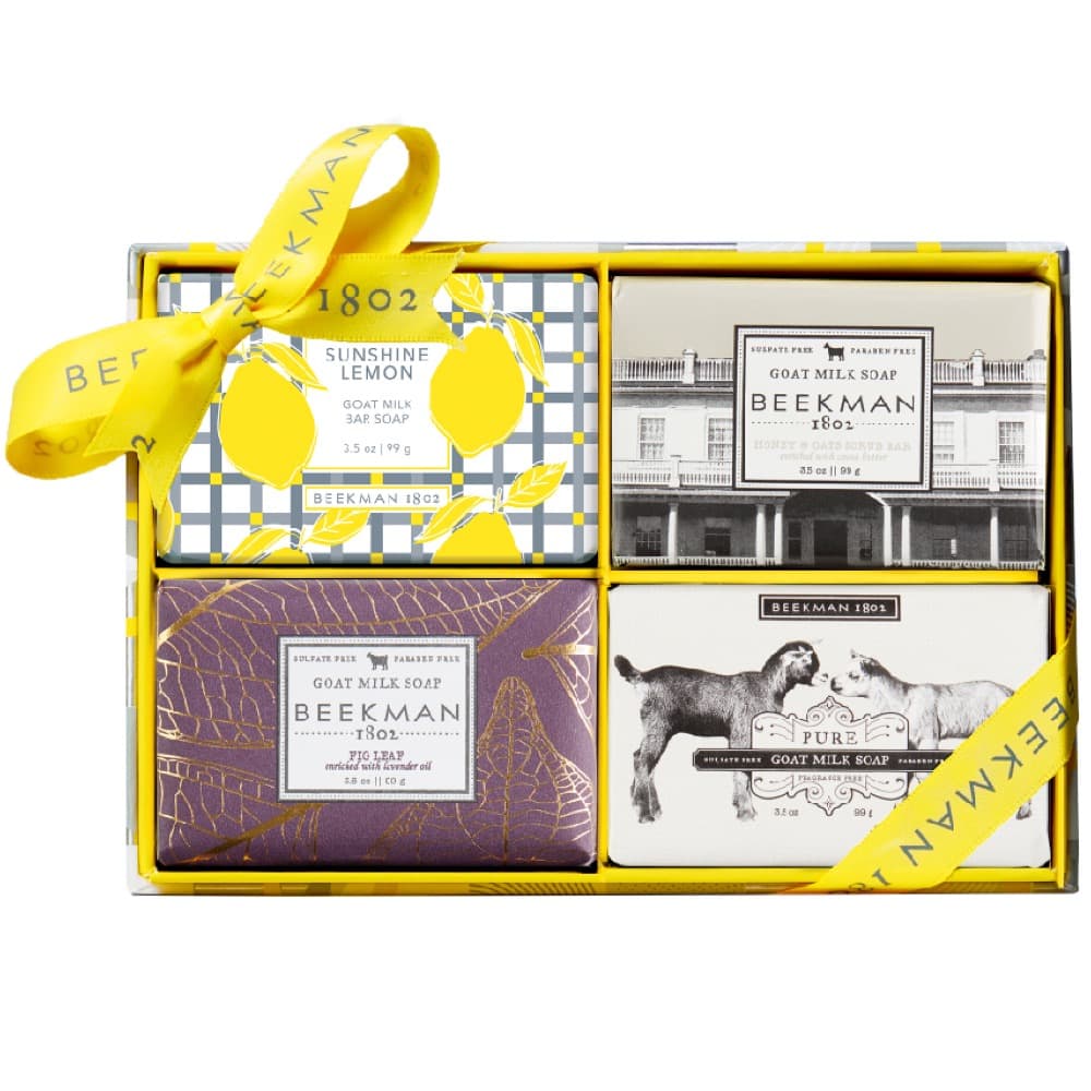 Beekman 1802 Goat Milk Bar Soap 4-piece Set