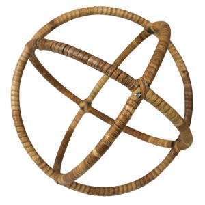Cayman Rattan Decorative Spheres by HomArt