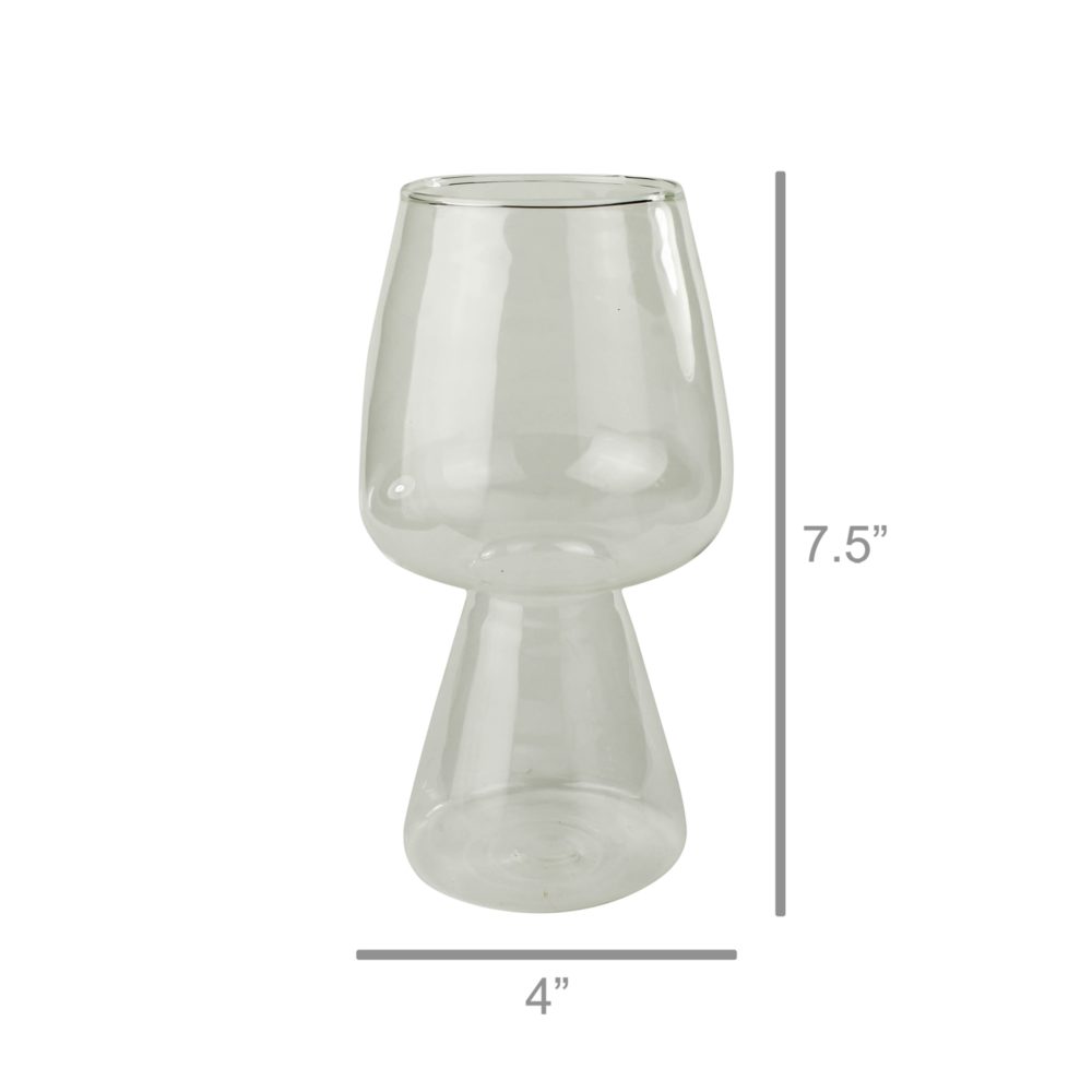 Glass Bulb Vase Set of 2 by HomArt - Image 3