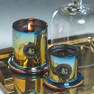 Apothecary Guild Fig Vetiver Rainbow Jar with Dome by Zodax