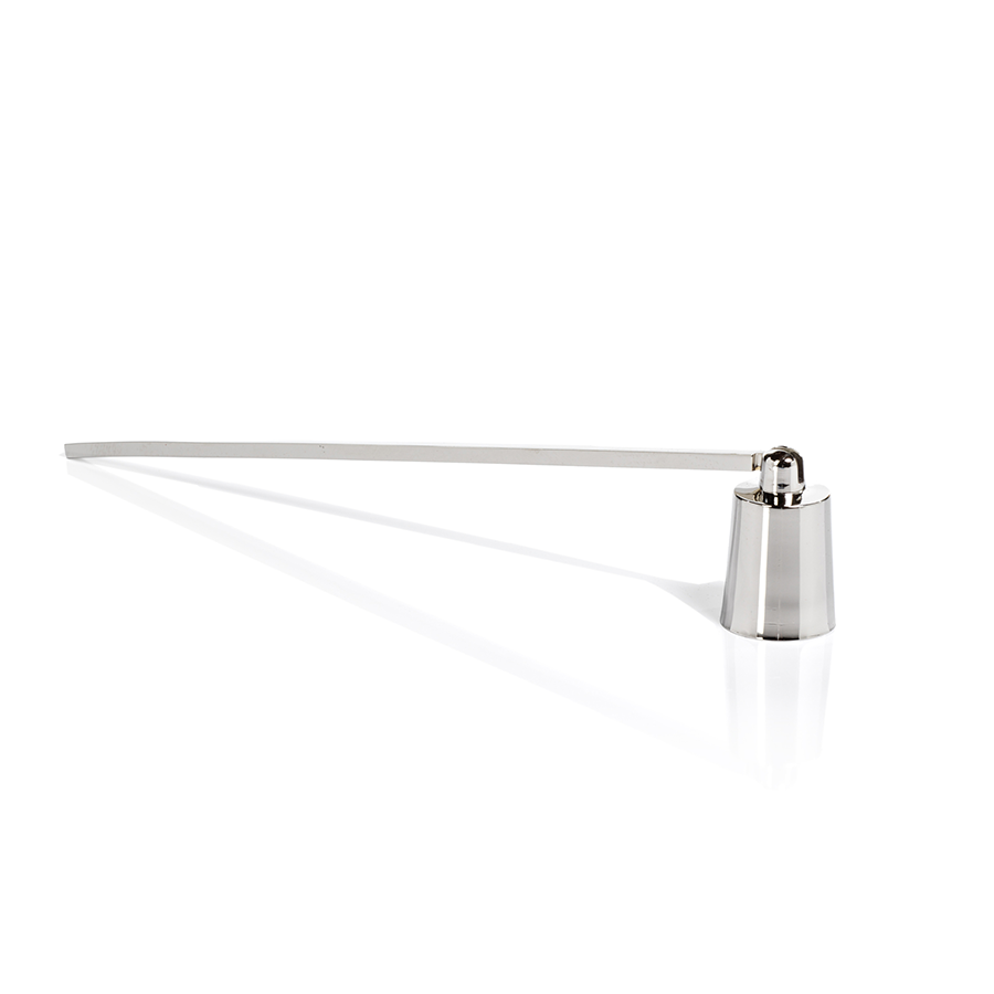 Polished nickel candle snuffer 