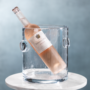 Lagoon Bubbled Ice Bucket by Zodax