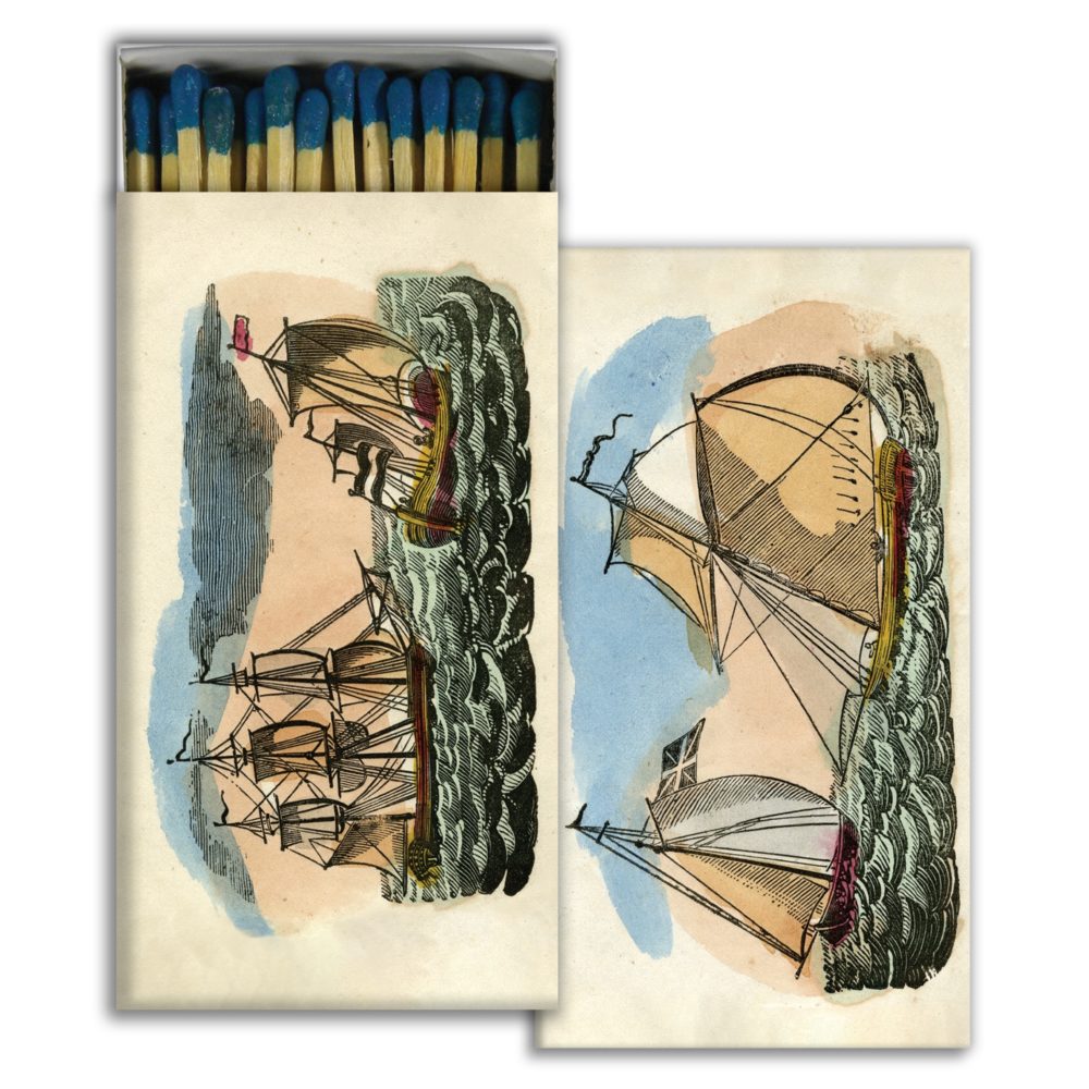 Ships Matches Set of 6 by HomArt