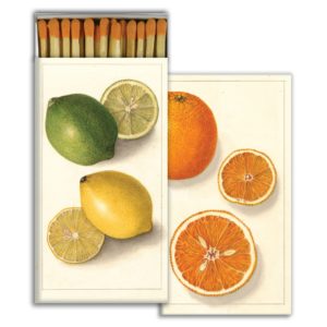 Citrus Matches Set of 6 by HomArt