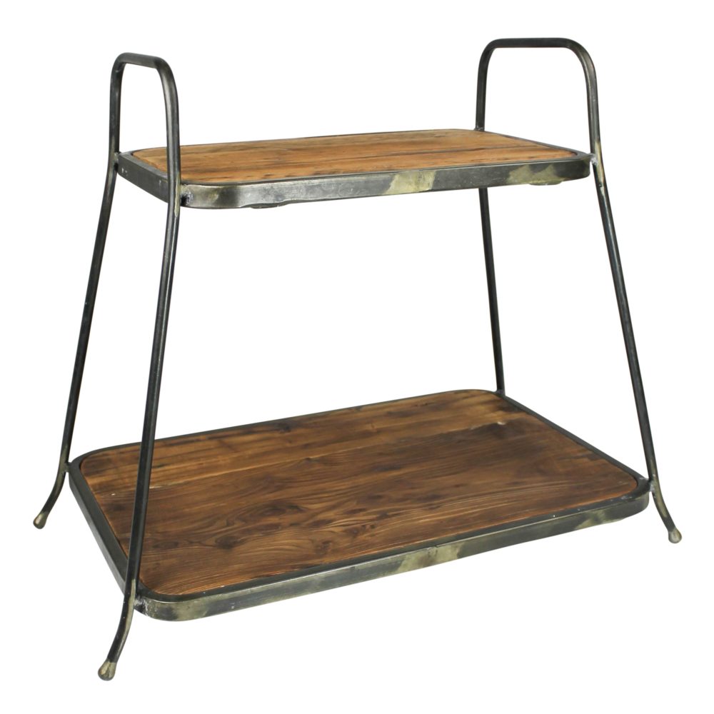 Catalina Two Tier Rectangular Stand by HomArt - Image 2