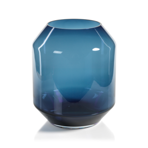 Large Midnight Blue Costa Nova Hurricane/Vase by Zodax