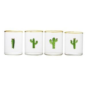Aztec Cactus Tumblers Set of 4 by Abigails