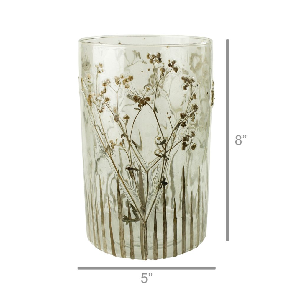 Large Enameled Prairie Grass Candle Holder by HomArt - Image 2