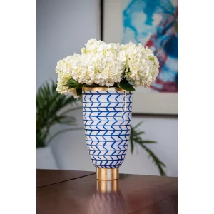 Contempo Collection Decorative Geometric Ceramic Vase by Abigails