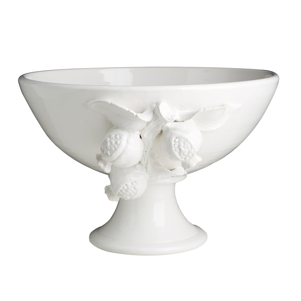 Footed Pomegranate Ceramic Bowl by Abigails