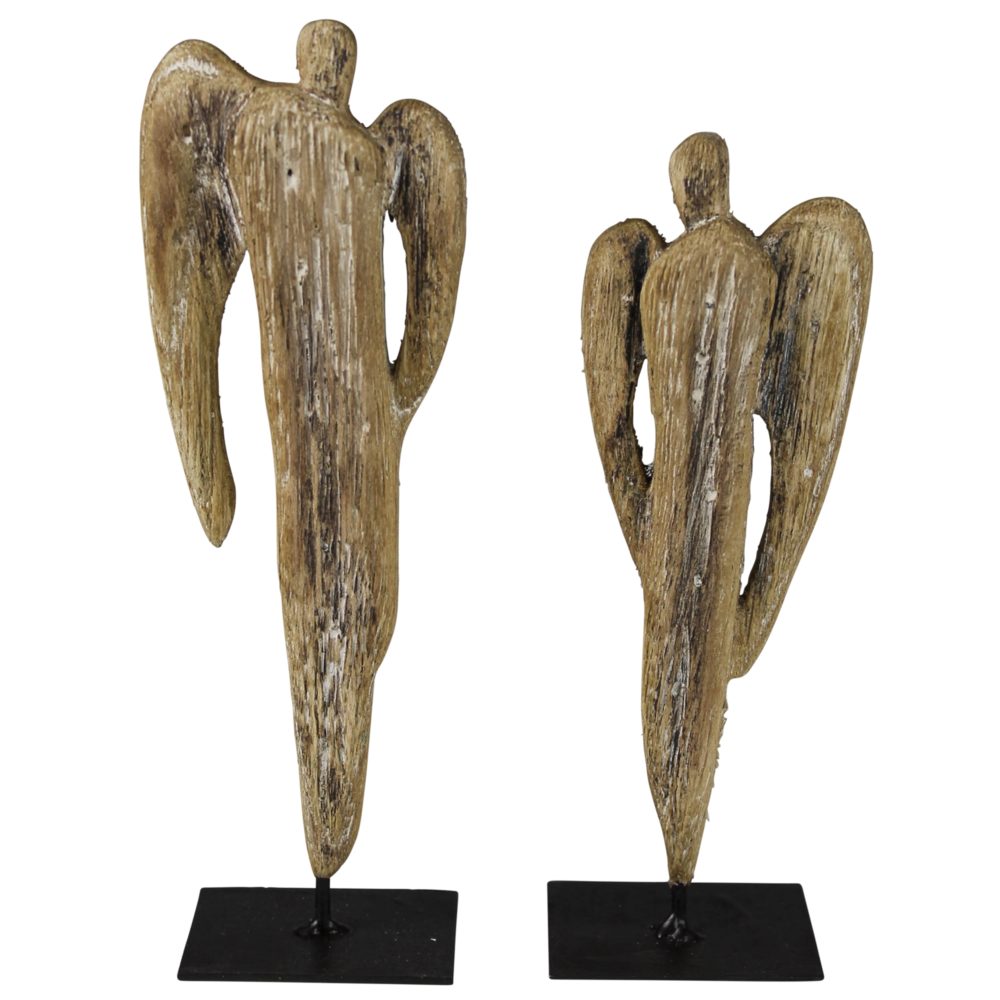 Small Set of Wood Angels by HomArt