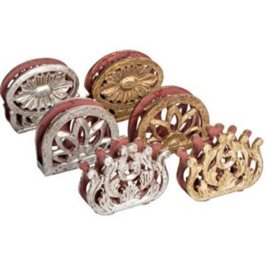 Provence Napkin Holders Set of 6 by Abigails