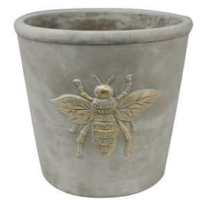 Bee Cement Cachepot by HomArt