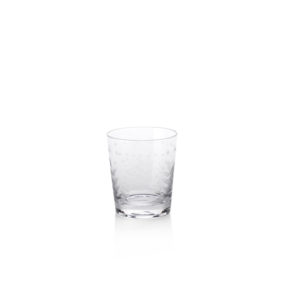 Tag Bubble Glass Double Old Fashioned Glass Foliage